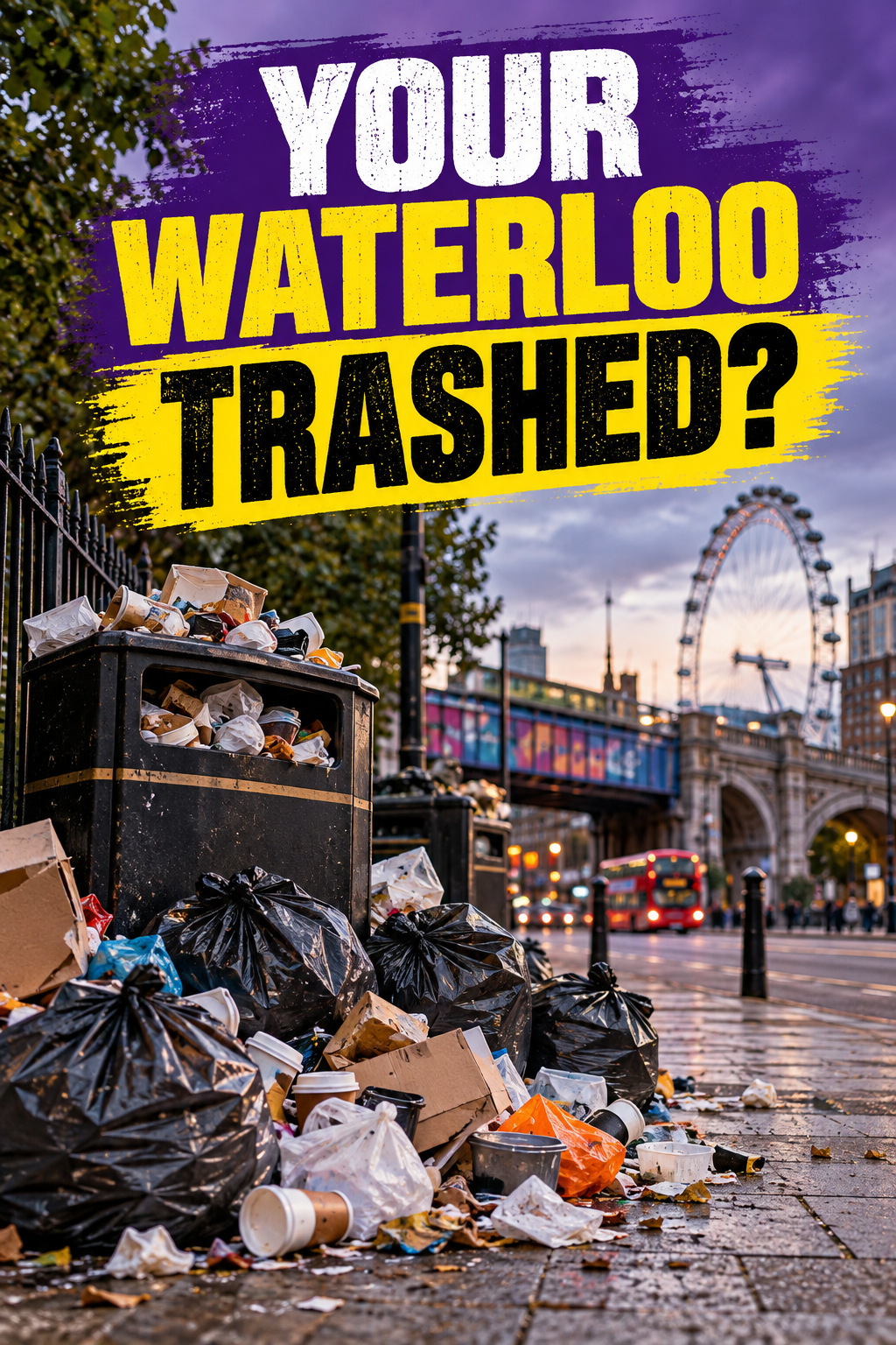 Public Meeting - YOUR WATERLOO TRASHED?